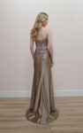 Nox Anabel E1902 Sequined Beaded Sweetheart Neckline Gown
