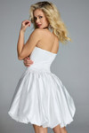 Jovani 45497 Taffeta Bubble Skirt Strapless Mini Dress
