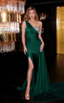 Portia and Scarlett PS22222 Lycra Beaded One Shoulder Gown