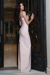 Jovani 53434 Square Neck Spaghetti Straps Sleeveless Gown