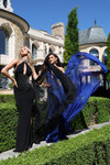 Jovani 46670 Stretch Jersey Beaded Collar Sleeveless Gown