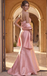 Jovani 49508 Satin Straight Neck Strapless Mermaid Gown
