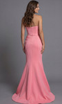 Jovani 39373 Scuba Asymmetric One Shoulder Flared Hem Gown