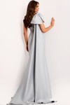 Jovani 44176 Satin One-Shoulder Fitted Oversized Bow Gown
