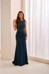 Cameron Blake by Mon Cheri CB445 Satin Crepe Soutache Gown