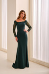 Cameron Blake by Mon Cheri CB449 Stretch Crepe Tulle Gown