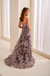 Ivonne D ID2211 Embroidered Sweetheart Neck Strapless Dress