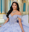 Princesa by Ariana Vara PR30243 Satin Off-Shoulder Ball Gown