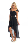 Celavie 2397 Polyester Sweetheart Neck High Low Dress