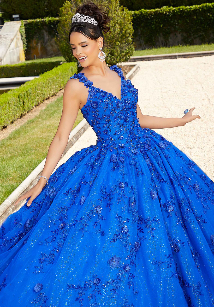 Morilee Sparkling Appliquéd Quinceañera Dress