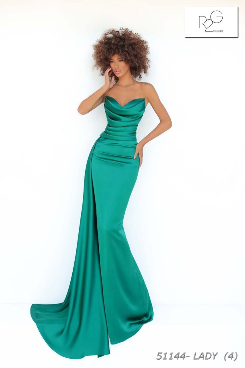 Ashley Lauren 11537 Long Prom Dress One Shoulder Draped Satin Gown Bea –  Glass Slipper Formals