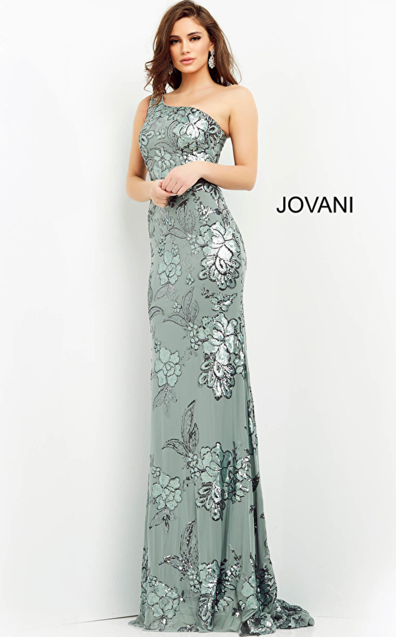 Jovani 04331 One Shoulder Sexy Long Prom Dress