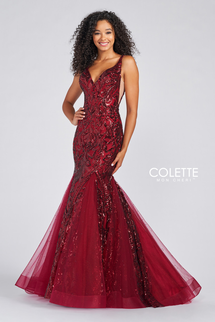 Colette by Daphne CL12260 Sleeveless Stretch Jersey Gown