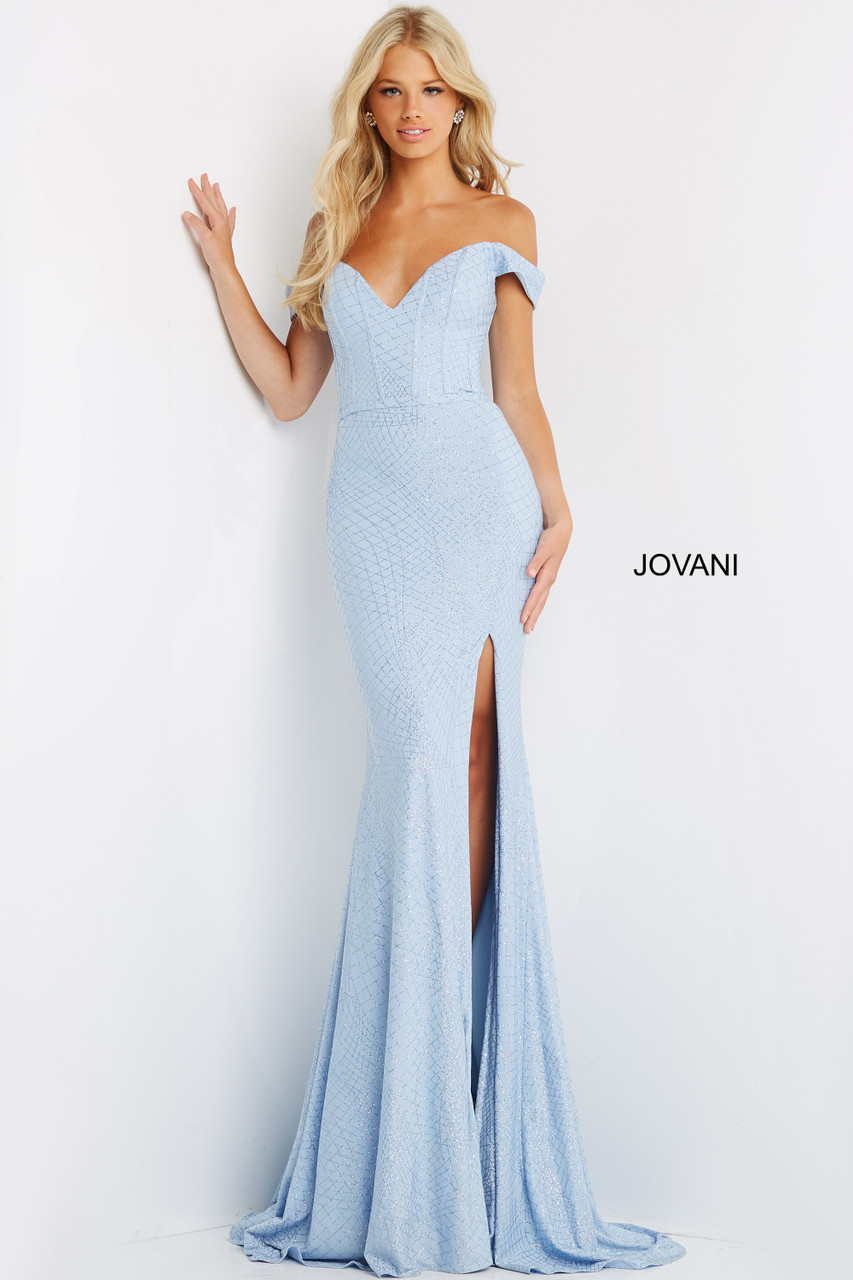 Off the Shoulder Jovani Prom Dress