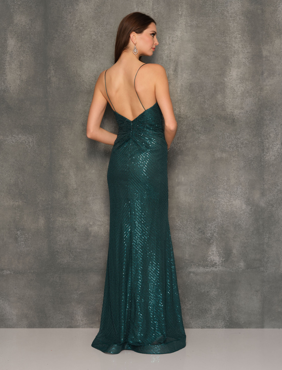Dave and Johnny 10783 Emerald Prom Dress