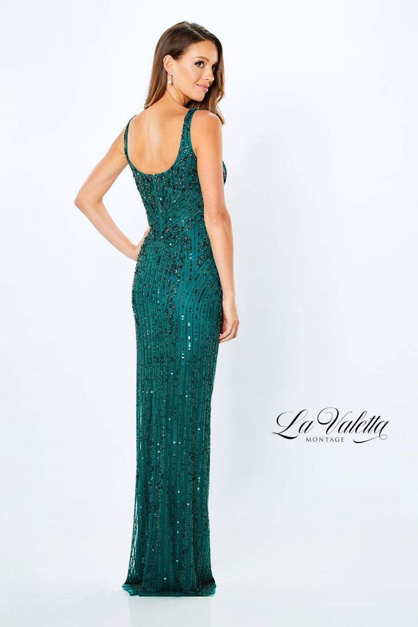 La Valetta by Mon Cheri LV22106 Sleeveless Tulle Long Dress