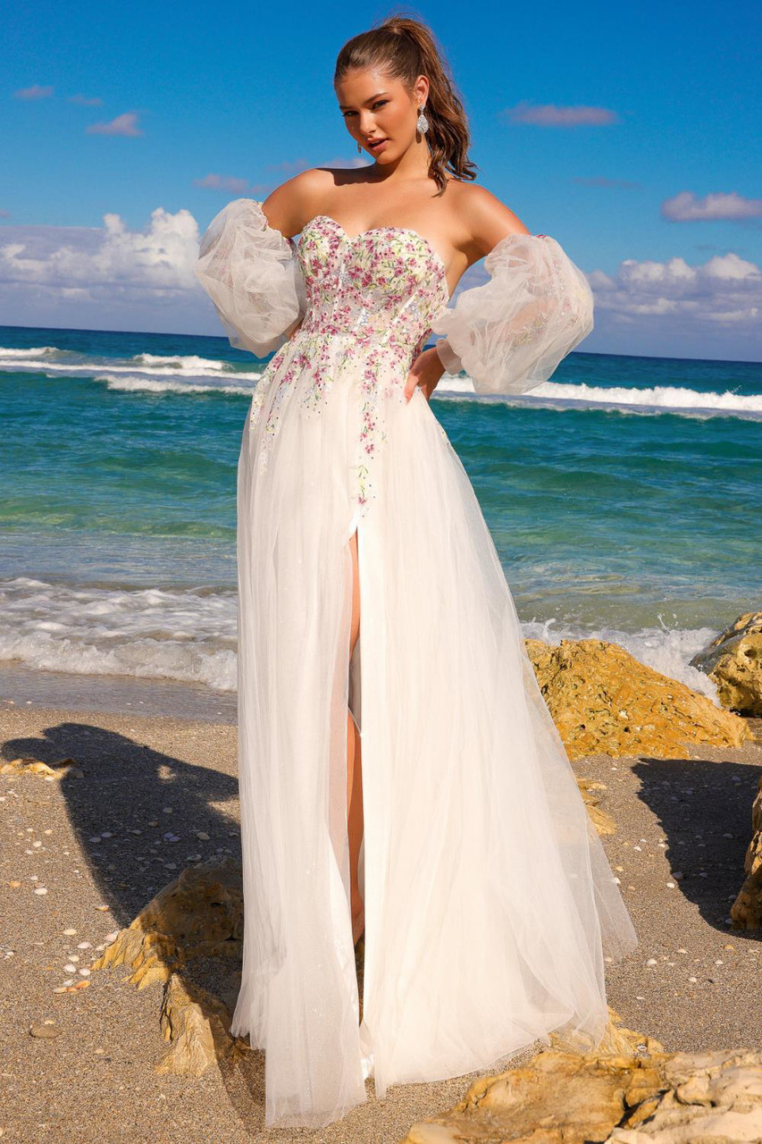Amelia Couture BZ030S Turquoise One Shoulder Sequined Short Hoco Dress main image 1