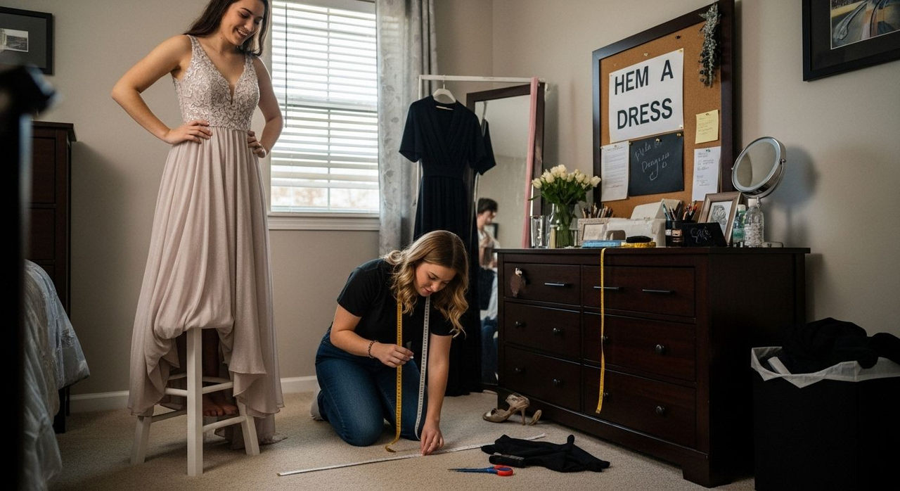 How to Hem a Dress for Proms and Special Events