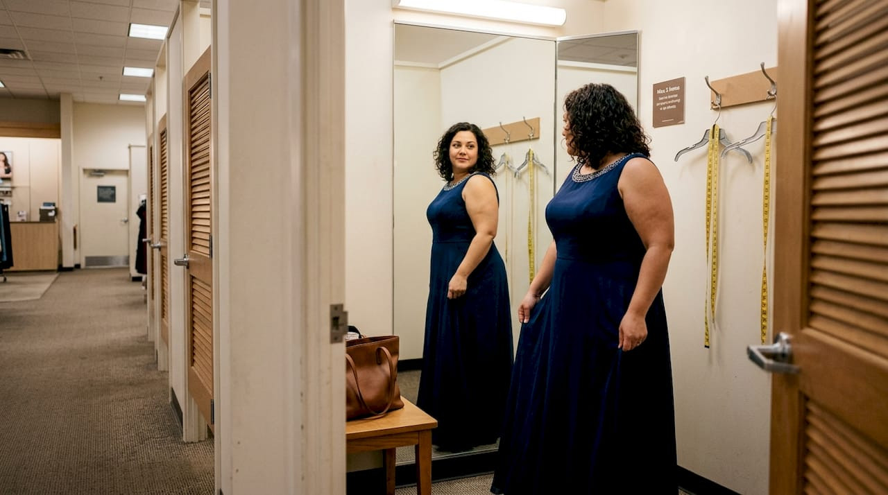 Find stylish plus-size formal dresses that boost confidence