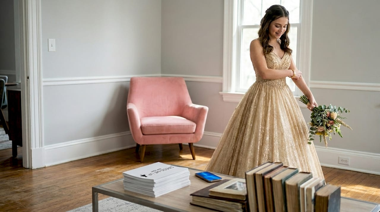 Gold Sweet 16 dresses: Style, fit, and photo tips