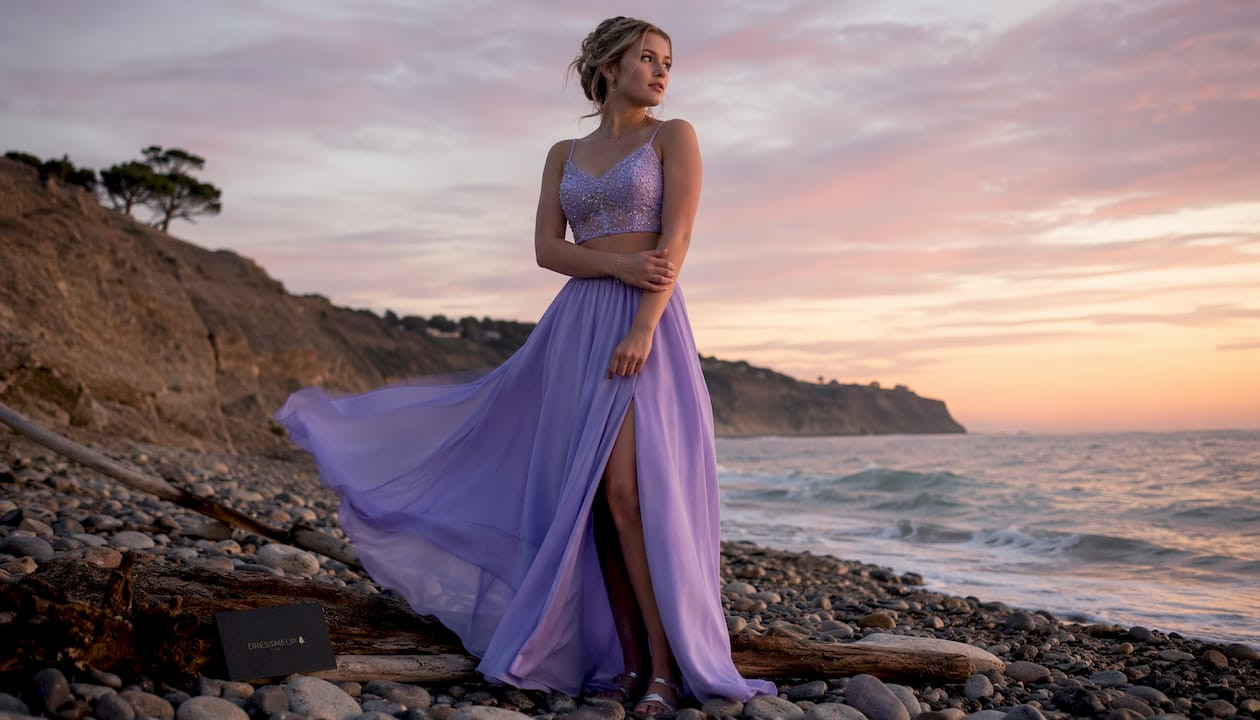 Best 2 Piece Lavender Prom Dresses for 2026 Prom