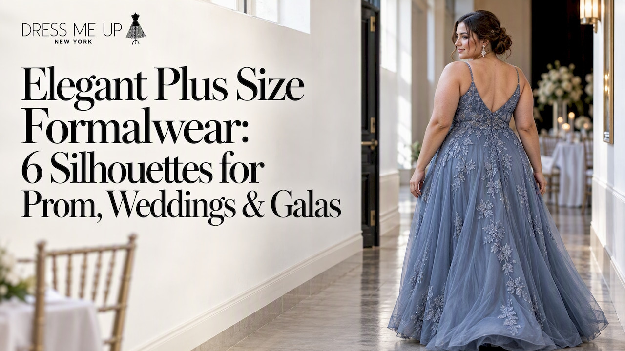 Elegant Plus Size Formalwear: 6 Silhouettes for Prom, Weddings & Galas