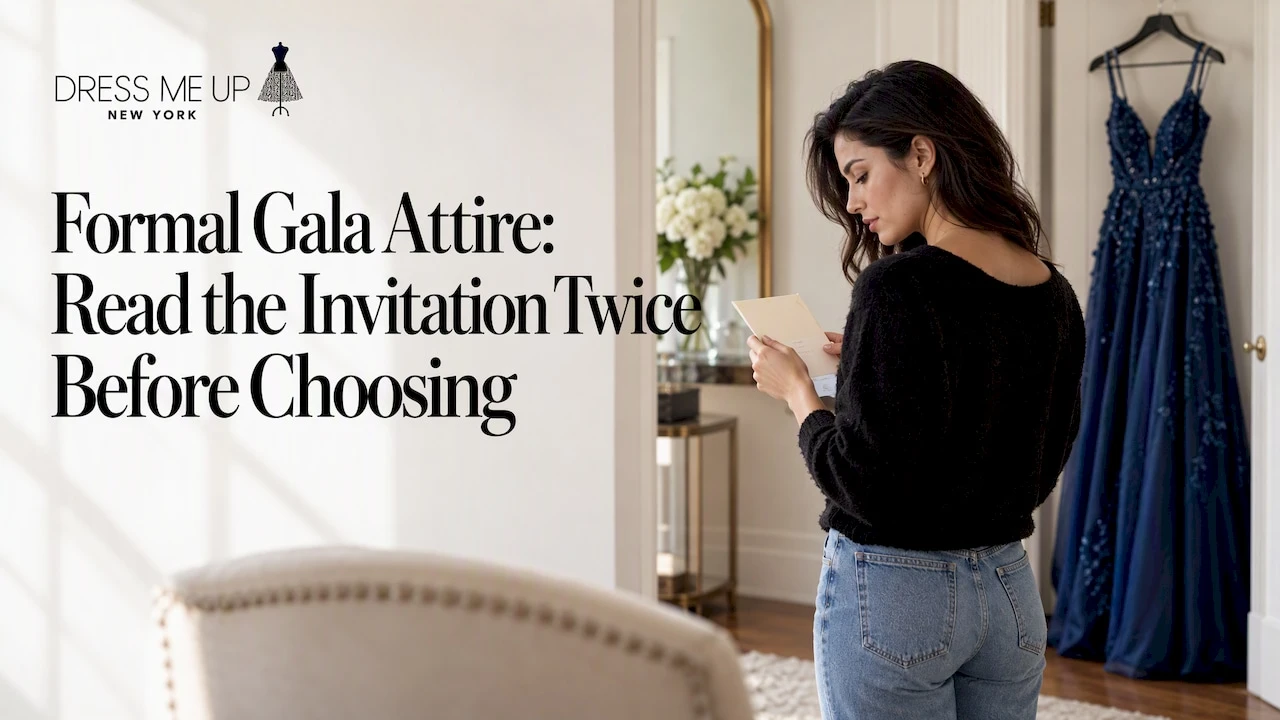Formal Gala Attire: Read the Invitation Twice Before Choosing