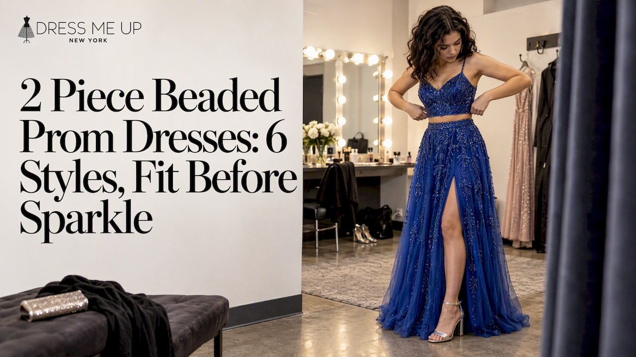 2 Piece Beaded Prom Dresses: 6 Styles, Fit Before Sparkle