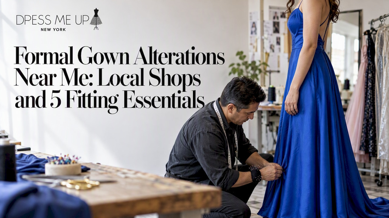 Formal Gown Alterations Near Me: Local Shops and 5 Fitting Essentials