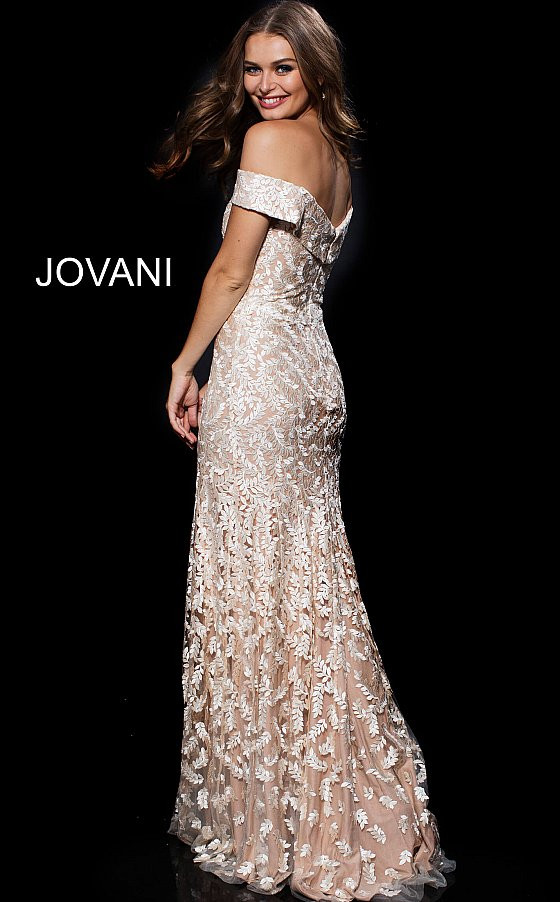 Jovani 49634 Off Shoulder | Mother of the Bride Dress