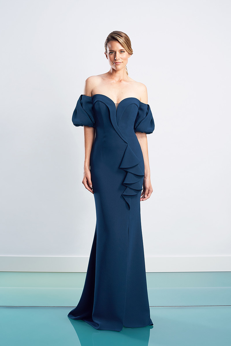 green emerald velvet dress Alex Evenings Regular main image 0