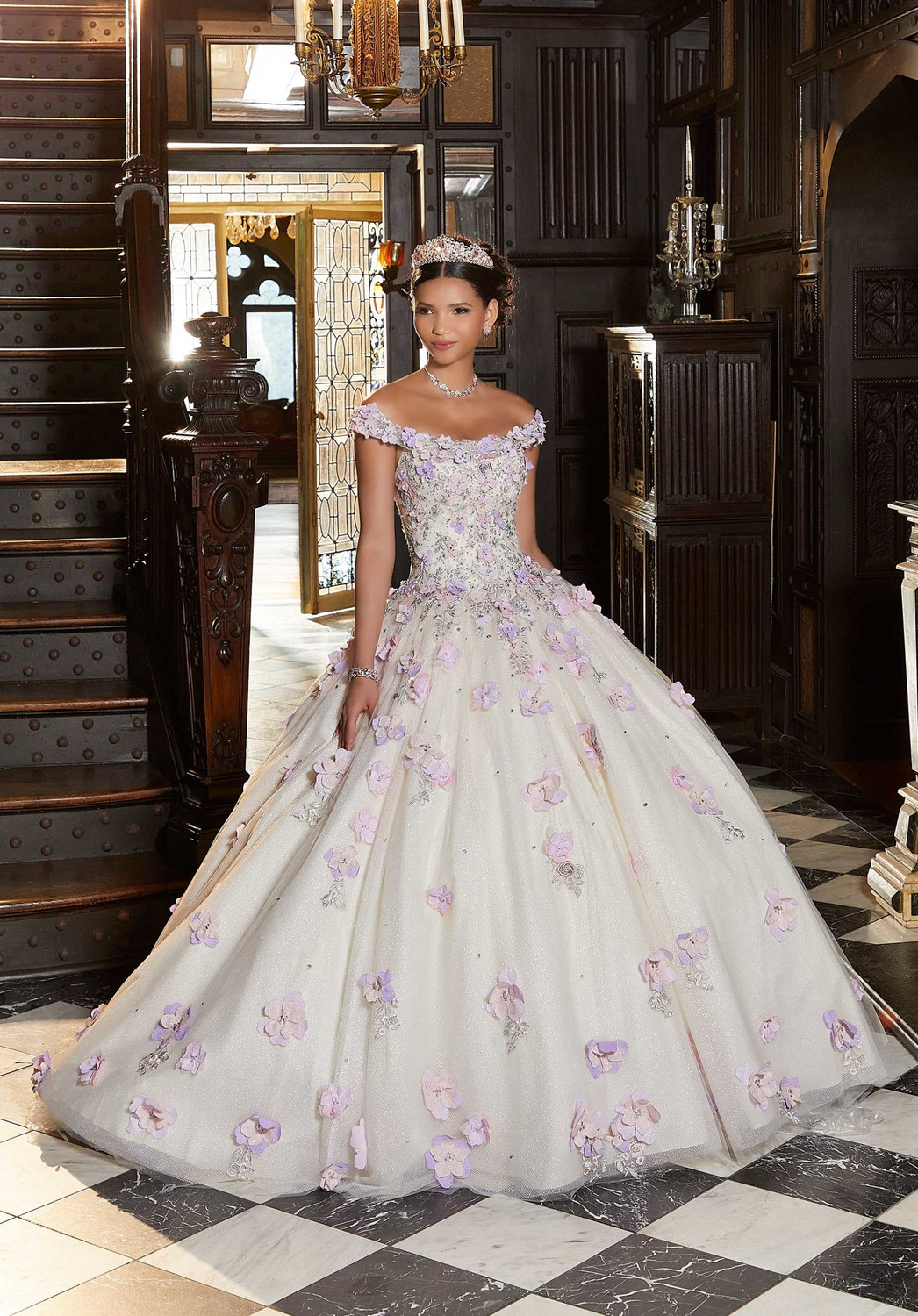Morilee 89341 Fairytale Off-shoulder Quinceanera Dress