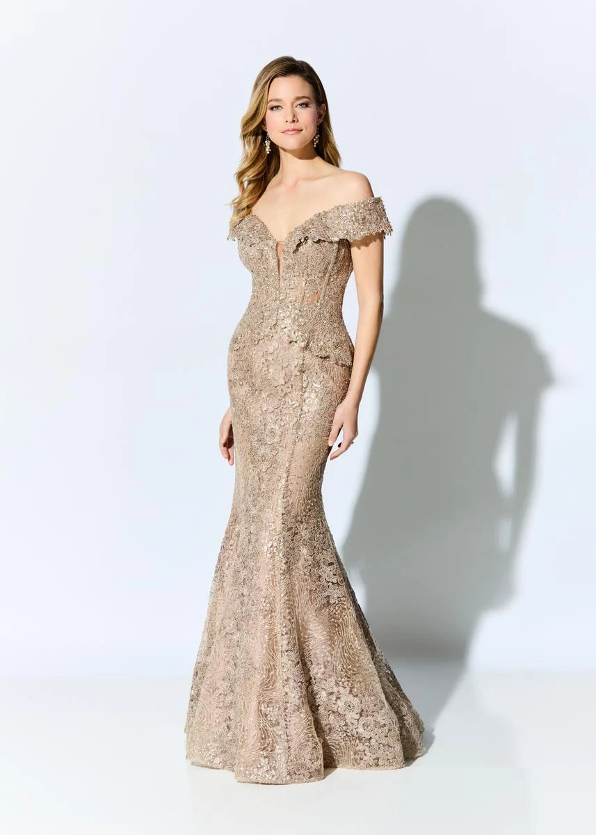 cheap lace bridesmaid dresses Double V-Neck Floral Lace Appliques Maxi Bridesmaid Dress