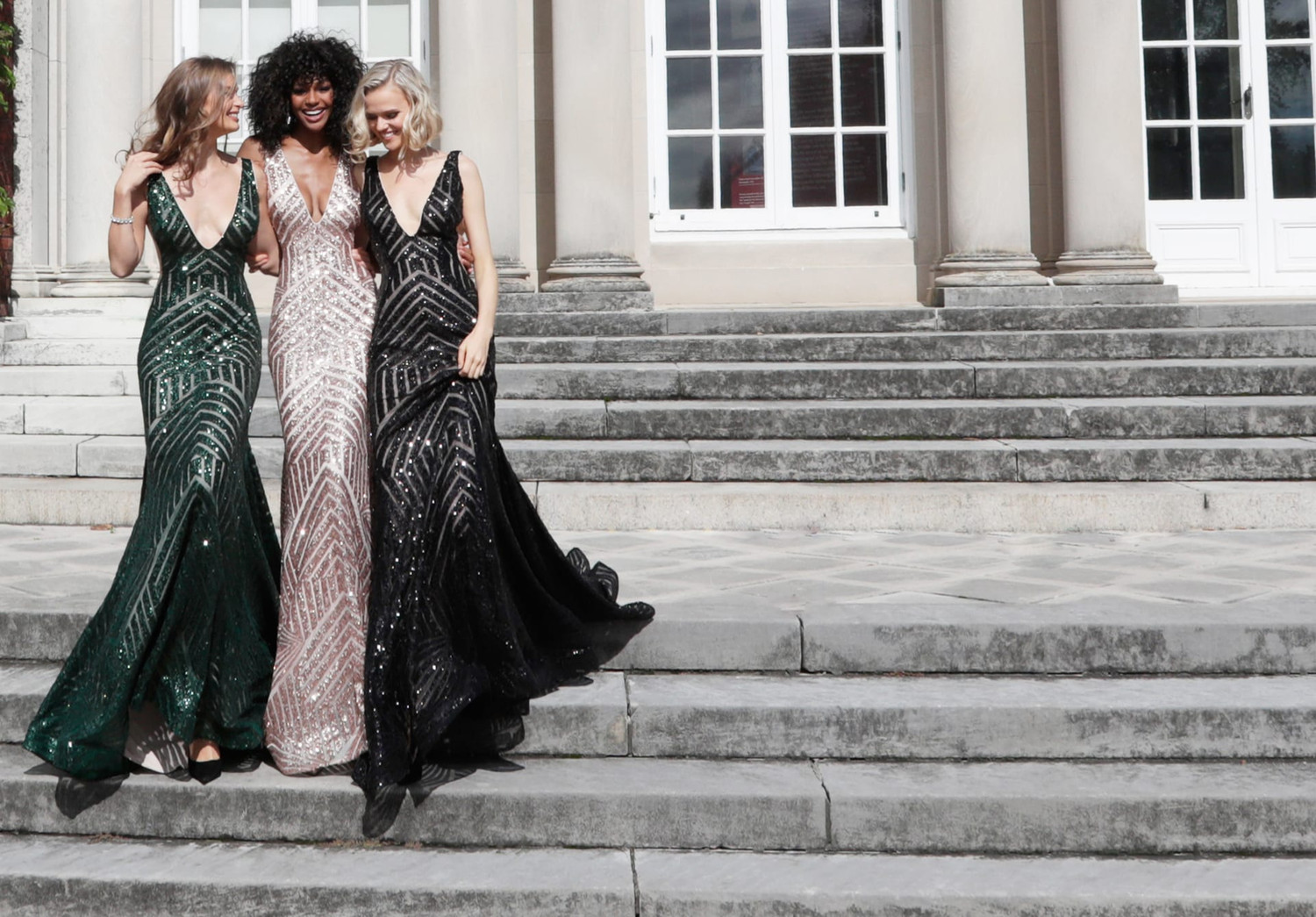 Jovani 59762 Sleeveless Deep V-Neck Fitted Long Dress