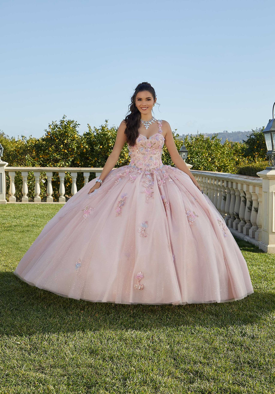 Morilee 89424 Sweetheart Neck Straps Sleeves Quince Dress