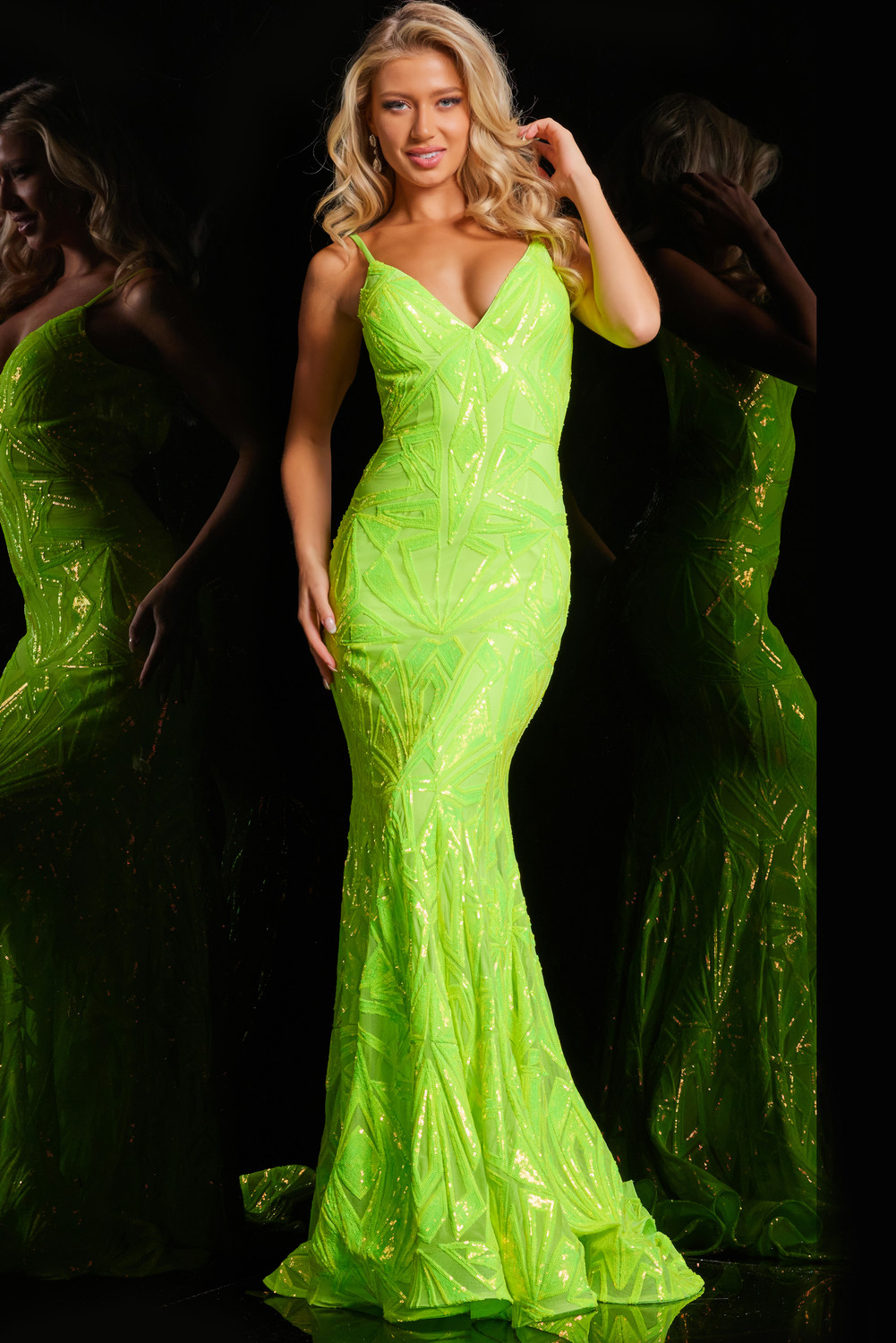 knee length dresses for ladies FIFTY SHADES OMBRE MIDI DRESS – AKIRA main image 1