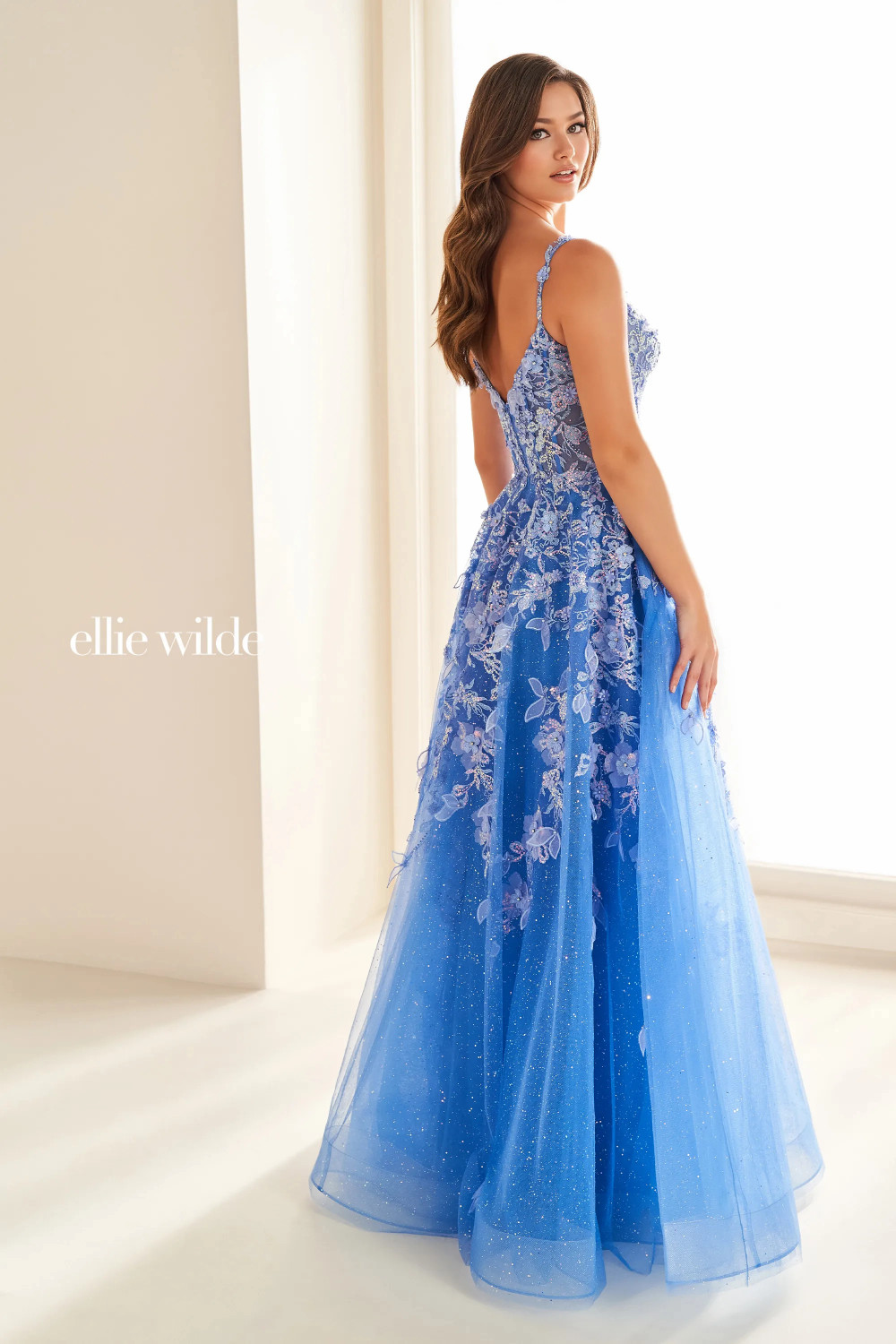 Ellie Wilde by Mon Cheri EW36208 Glitter Tulle Sequin Dress Ellie Wilde by Mon Cheri EW36208 Glitter Tulle Sequin Dress