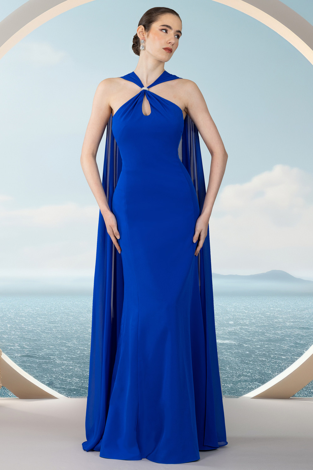 slim fit dress slacks Green Mermaid Satin Prom Dresses Halter Neck Evening Dress FD3645 –  Viniodress