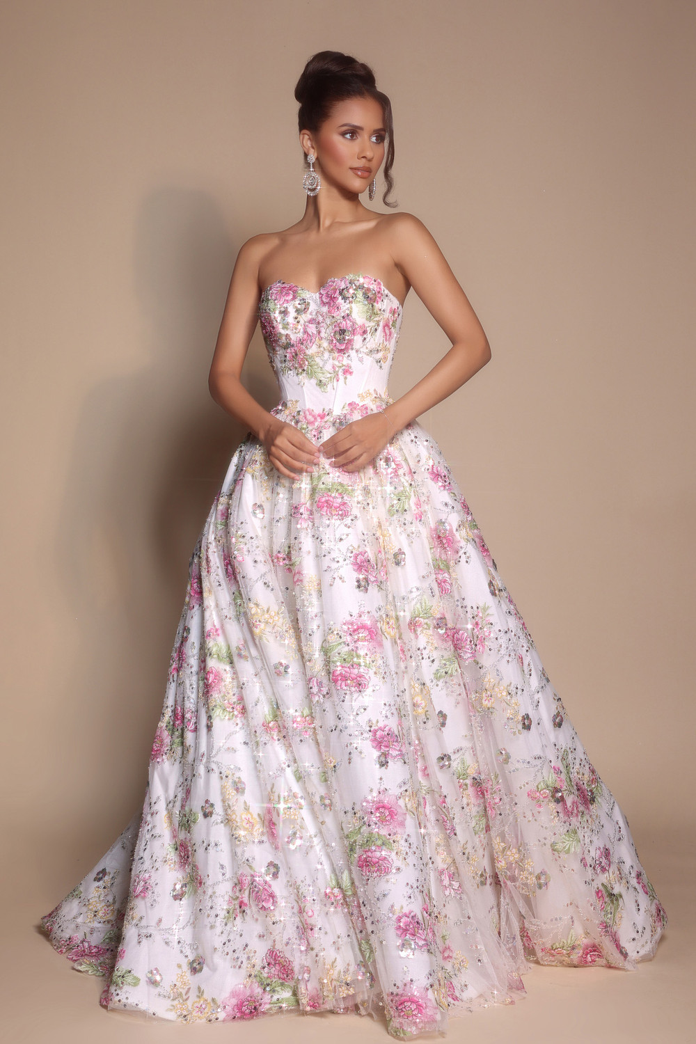 Portia and Scarlett PS26215 Sequin Strapless Corset Dress Portia and Scarlett PS26215 Sequin Strapless Corset Dress