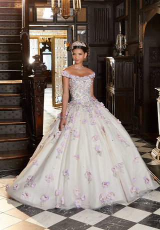 Morilee 89341 Fairytale Off-shoulder Quinceanera Dress