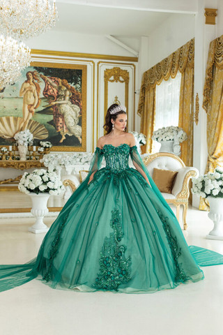 Dancing Queen 1912 Intricate Embroidery Quinceanera Dress Dancing Queen 1912 Intricate Embroidery Quinceanera Dress
