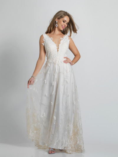 Dave and Johnny A9134 Long Formal Gown