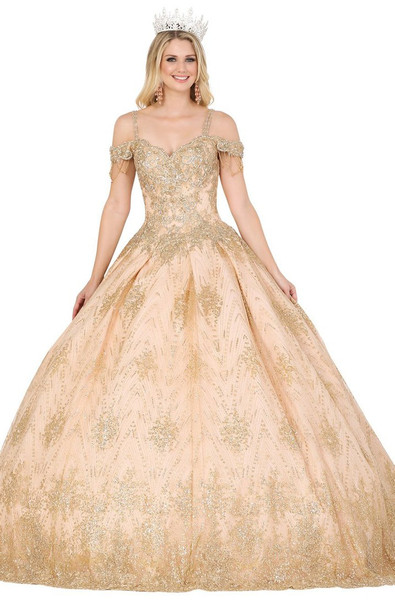 Dancing Queen DQ-1509 Quinceanera Long Dress