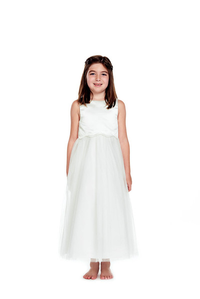 Bari Jay F0120 Satin Mikado Round Neckline Gown Bari Jay F0120 Satin Mikado Round Neckline Gown
