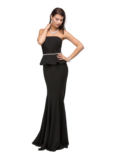 Dancing Queen 9753 Removable Straps Embellished Long Dress