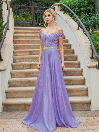 Dancing Queen 4238 Short Sleeve Bodice Silhouette Dress