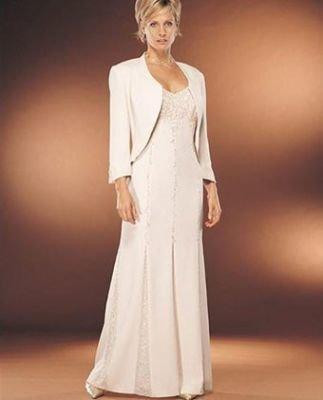 Alexander by Daymor 707132 V Neck Long Sleeve Long Dress