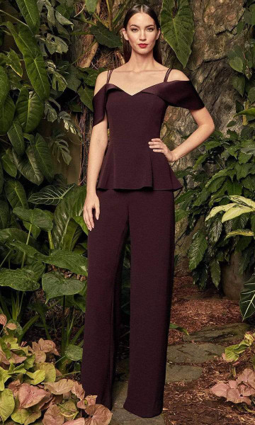 Alexander by Daymor 990A Off Shoulder Top With Pants