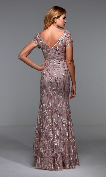 Alyce Paris 27533 Illusion Neck Fit N Flare Long Dress Alyce Paris 27533 Illusion Neck Fit N Flare Long Dress