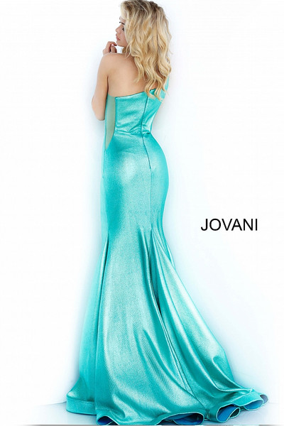 JVN by Jovani JVN02136 Sleeveless Asymmetric Neck Gown